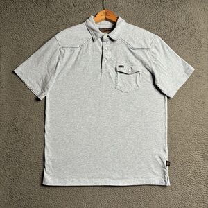 Howler Brothers Light Blue/Gray Polo Shirt